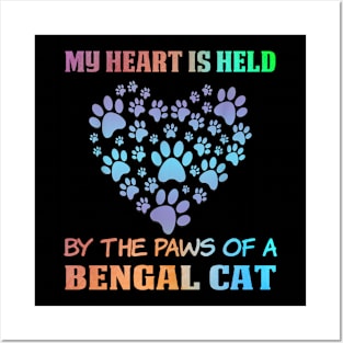 bengal cat Posters and Art